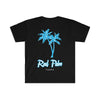 Load image into Gallery viewer, Rad Palm Blue Hibiscus Palm Unisex Softstyle T-Shirt