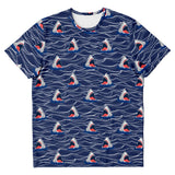 Camiseta unisex Rad Palm Shark Bait para aguas oscuras 