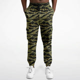 Pantalones de jogging cargo con rayas de tigre de Rad Palm 