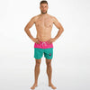 Load image into Gallery viewer, Rad Palm Color Block Men&#39;s Swim Trunks