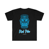 Camiseta unisex de estilo suave Rad Palm Blue Tiki 