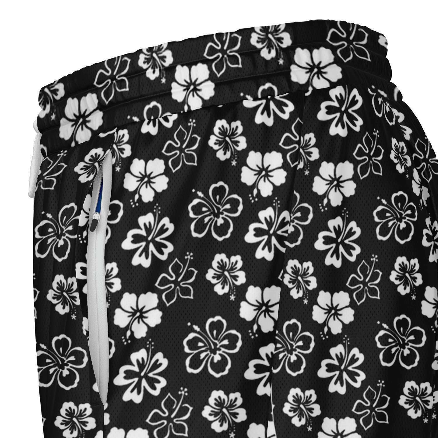 Pantalones cortos 2 en 1 Aloha negros para hombre de Rad Palm 