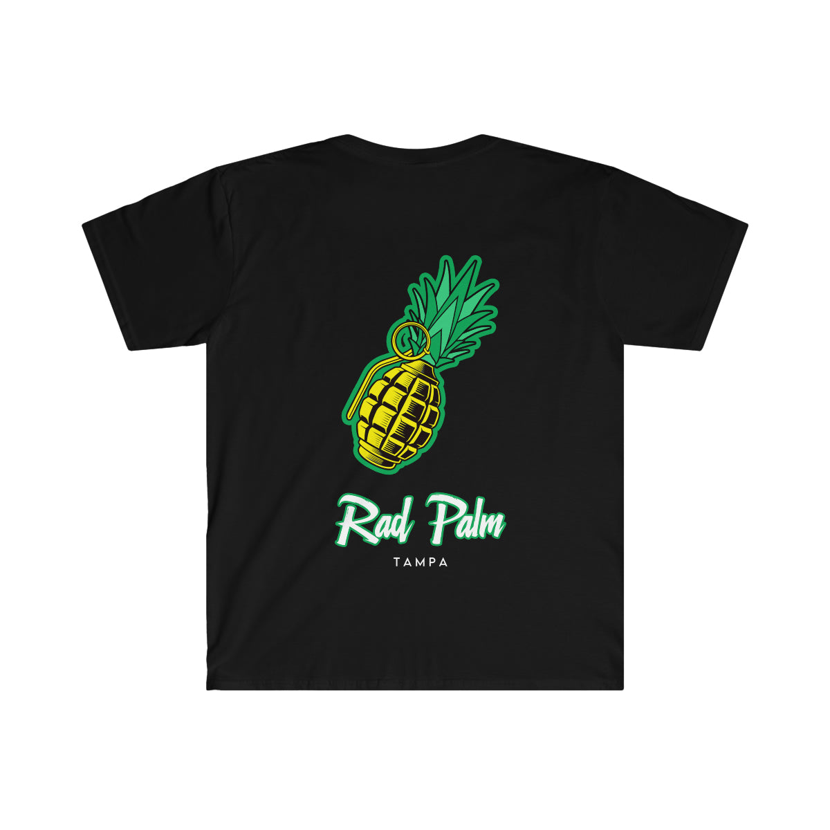 Camiseta unisex de estilo suave con motivo de la muerte de piña de Rad Palm 