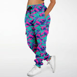 Rad Palm Graffiti Unisex Fashion Cargo Sweatpants