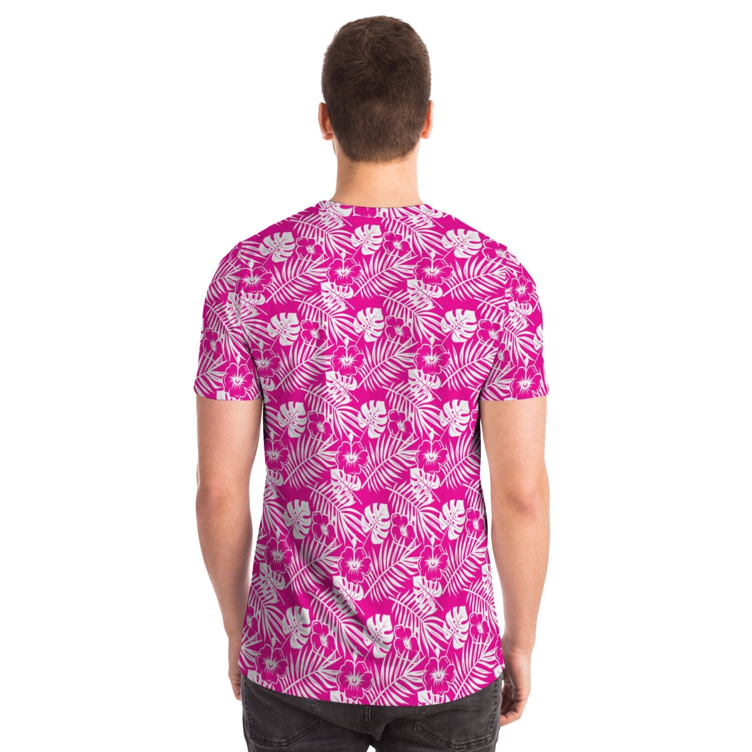 Rad Palm Pink Aloha Unisex T-Shirt
