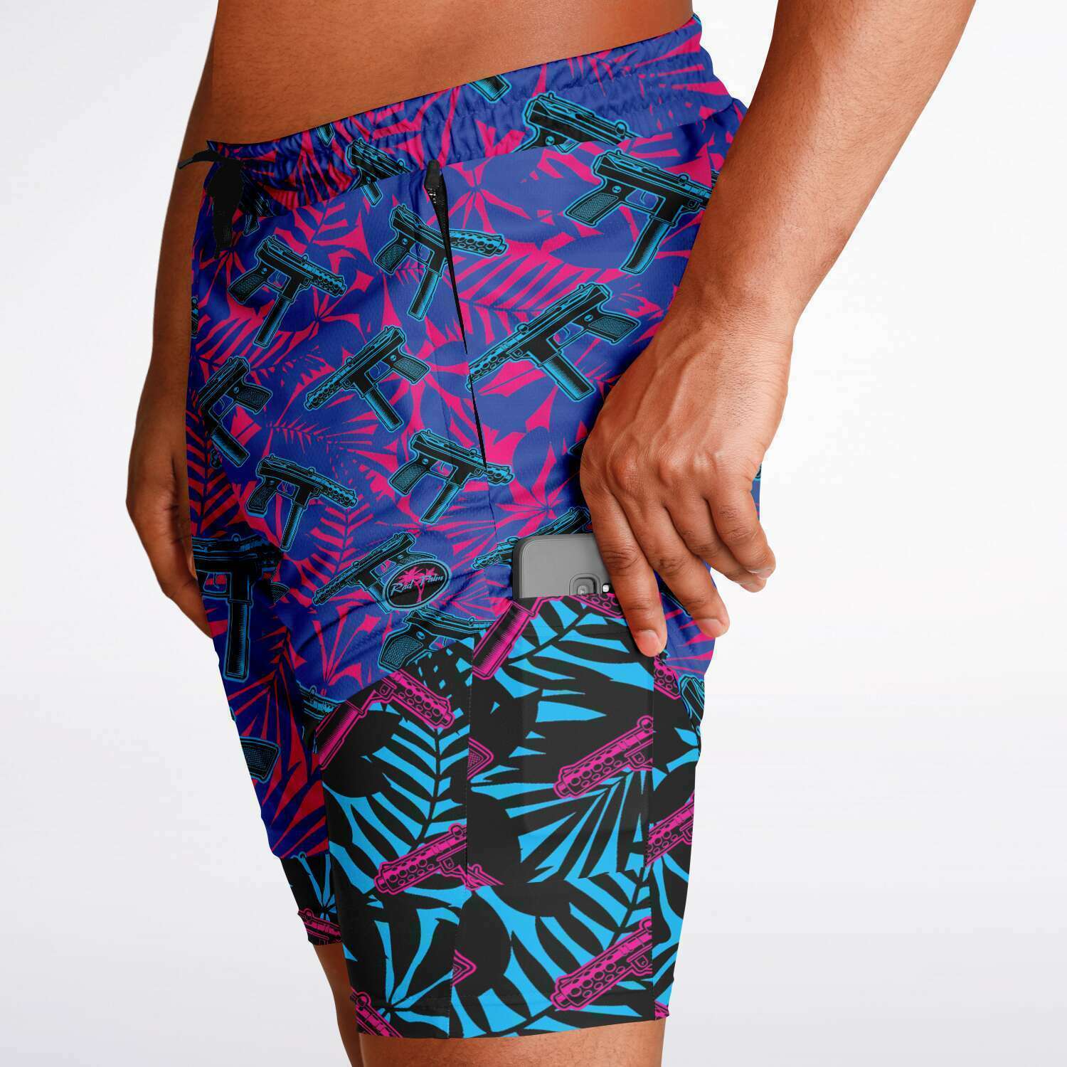 Pantalones cortos 2 en 1 Rad Palm 9 Lives 