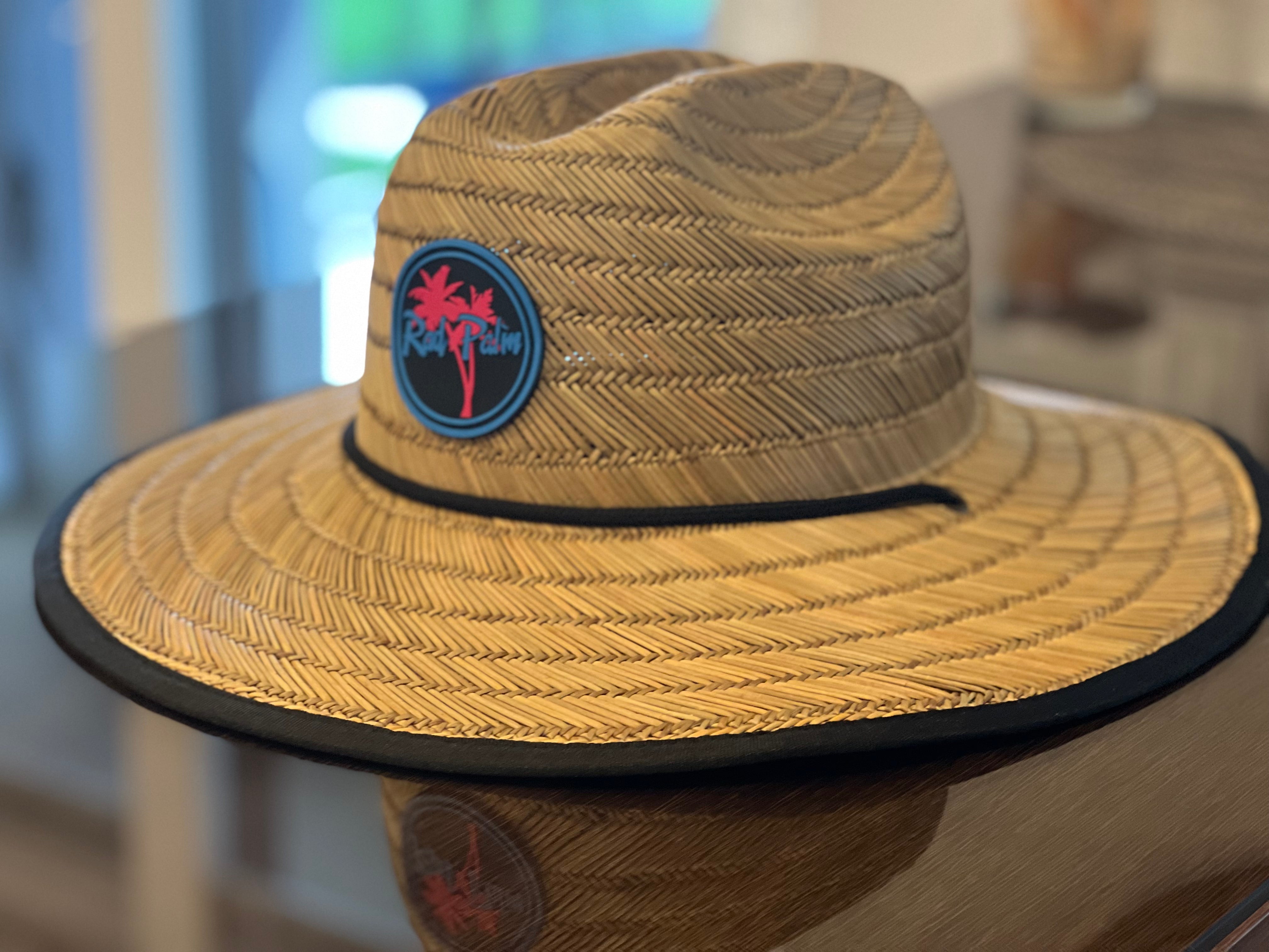 High Capacity Hibiscus Straw Hat