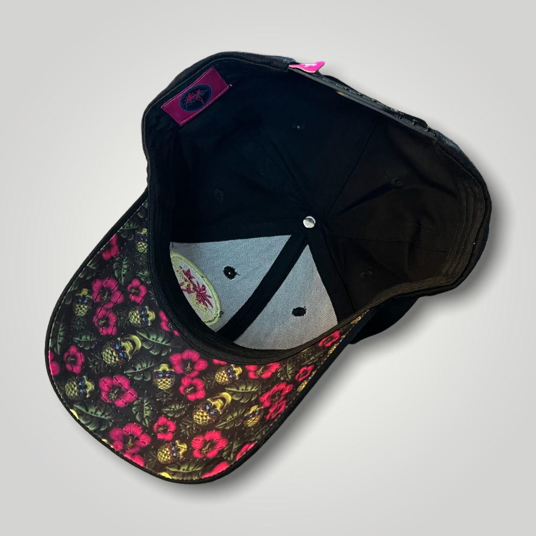 Gorra con diseño de piña y palma Rad