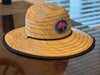 High Capacity Hibiscus Straw Hat