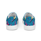 Rad Palm 1985 Blue Men’s Slip-On Canvas Shoes