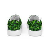 Rad Palm St. Patrick's Day Men’s Slip-On Canvas Shoes