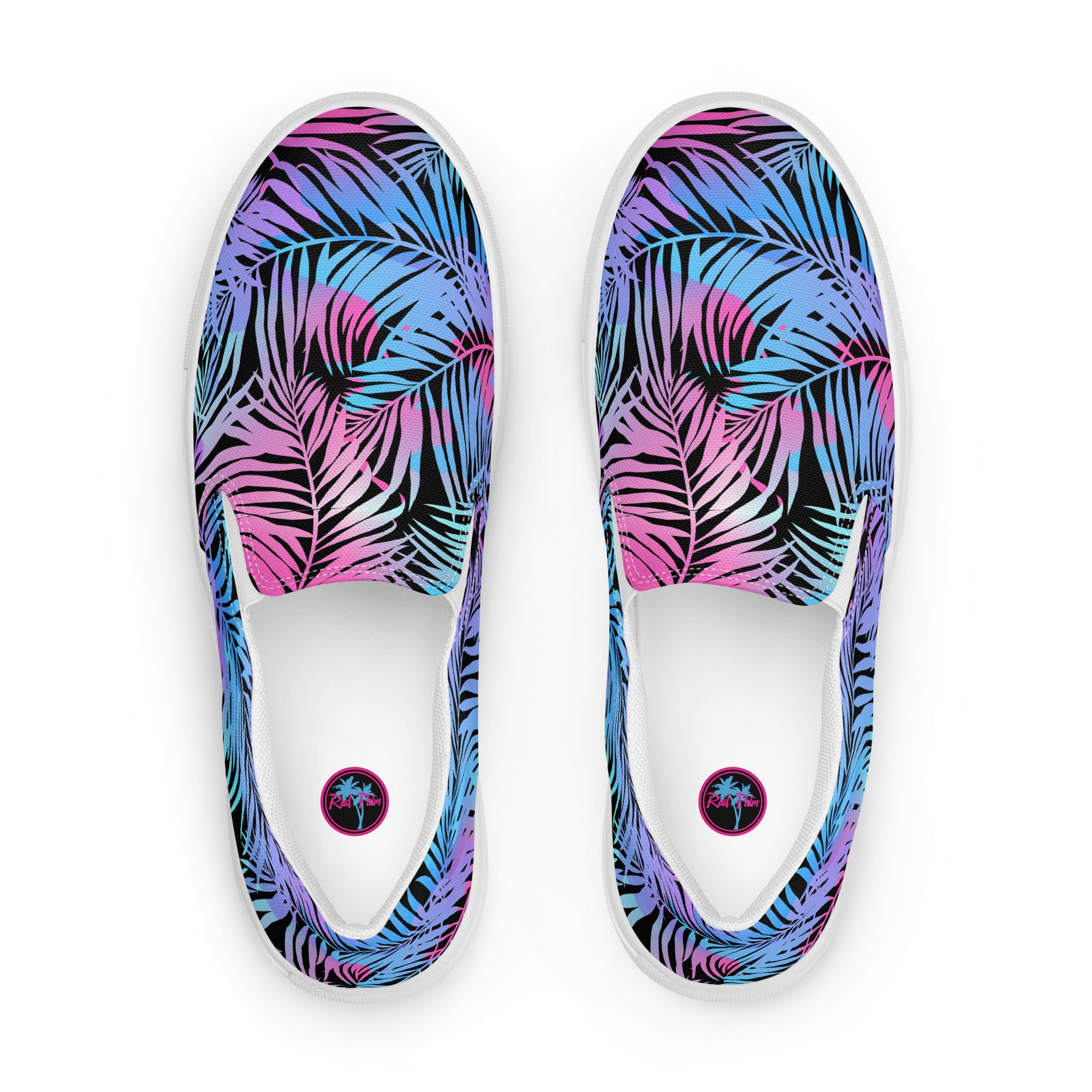 Rad Palm Jungle Madness Men’s Slip On Canvas Shoes