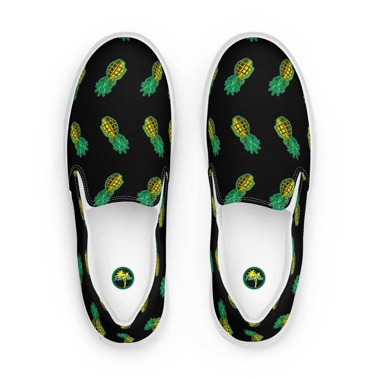 Zapatos de lona sin cordones para hombre Rad Palm Pineapple Death