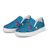 Rad Palm 1985 Blue Men’s Slip-On Canvas Shoes