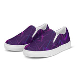 Rad Palm Skate Night Men’s Slip On Canvas Shoes