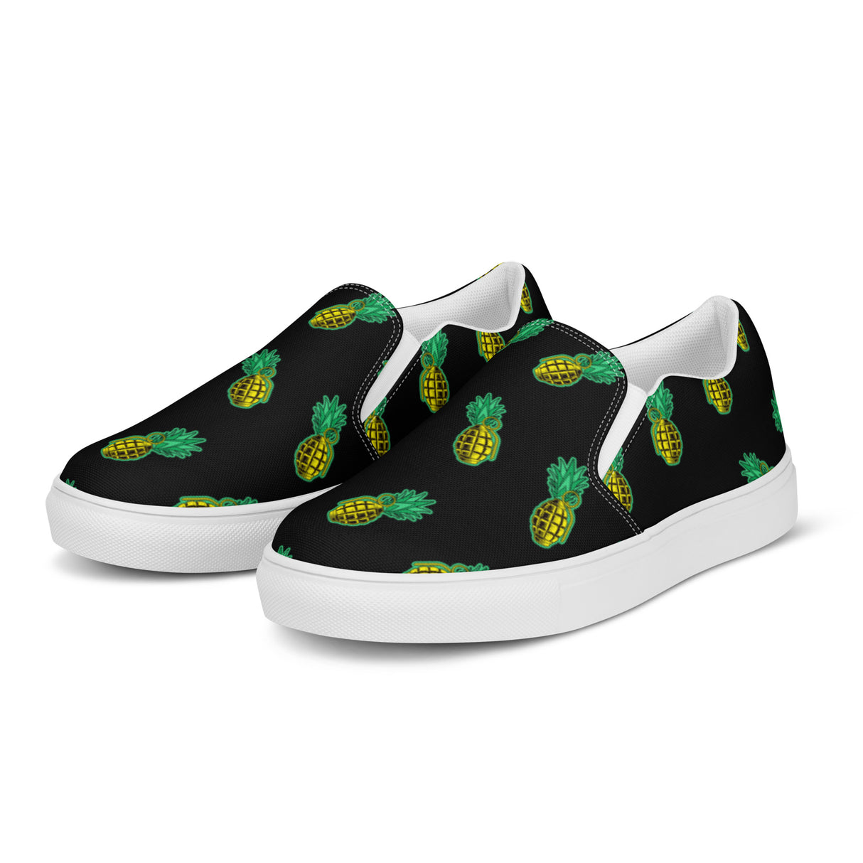 Zapatos de lona sin cordones para hombre Rad Palm Pineapple Death