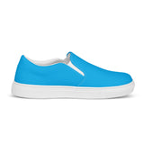 Rad Palm Blue Men’s Slip-On Canvas Shoes