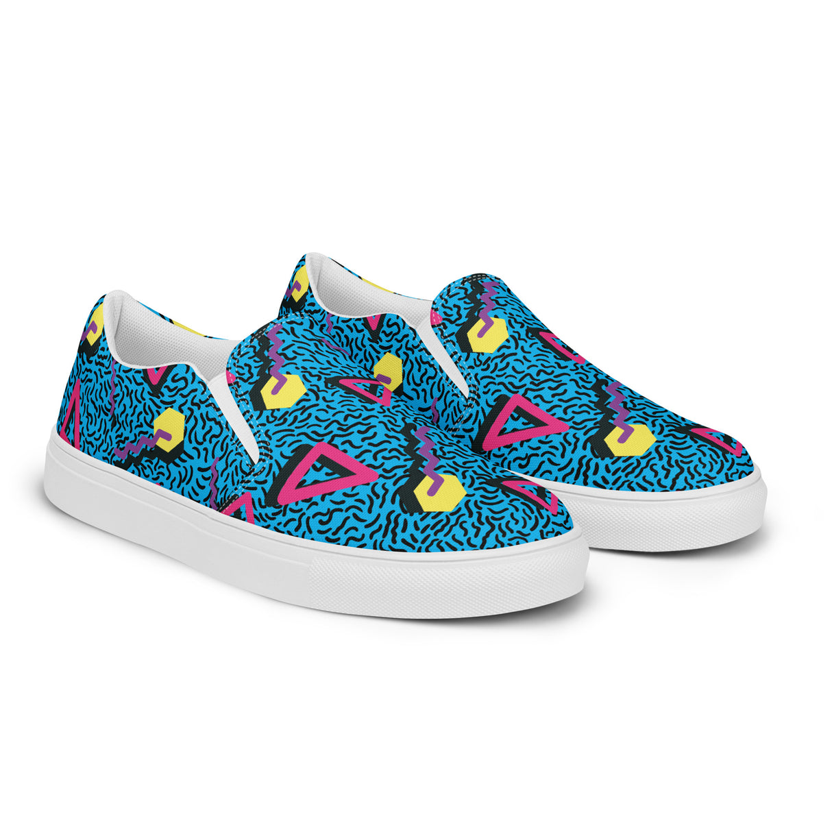 Rad Palm 1985 Blue Men’s Slip-On Canvas Shoes