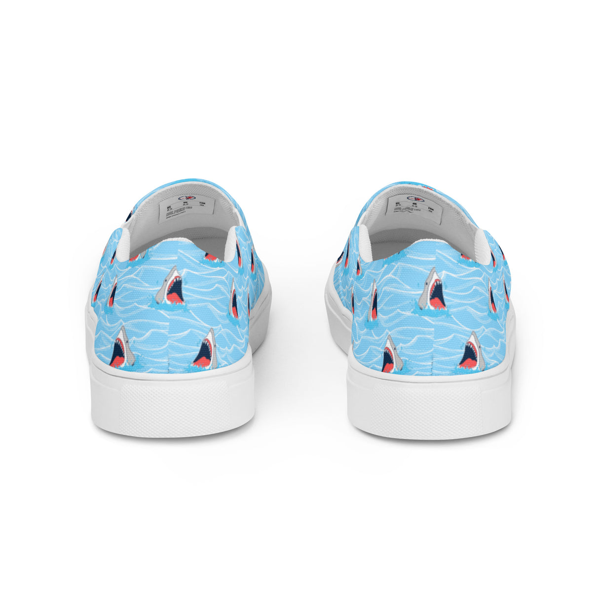 Rad Palm Shark Bait Women’s Slip On Canvas Shoes