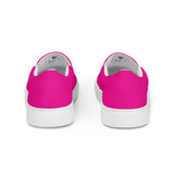 Rad Palm Pink Women’s Slip-On Canvas Shoes