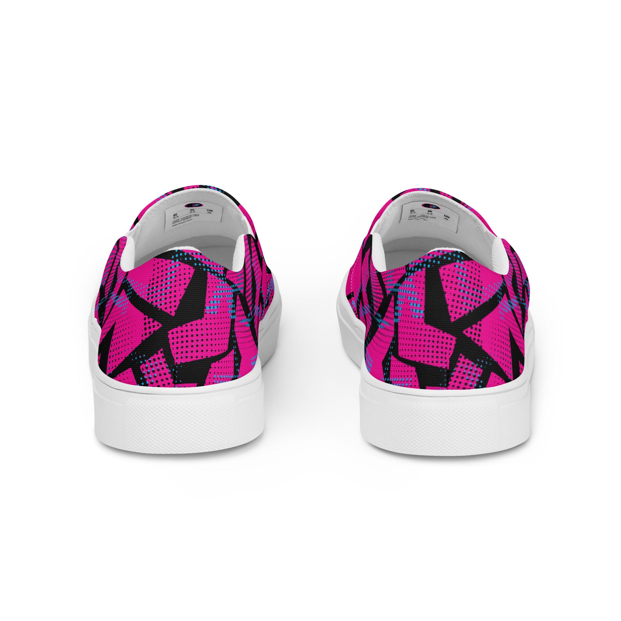Rad Palm 2023 Pink Women's Slip-On Canvas Shoes