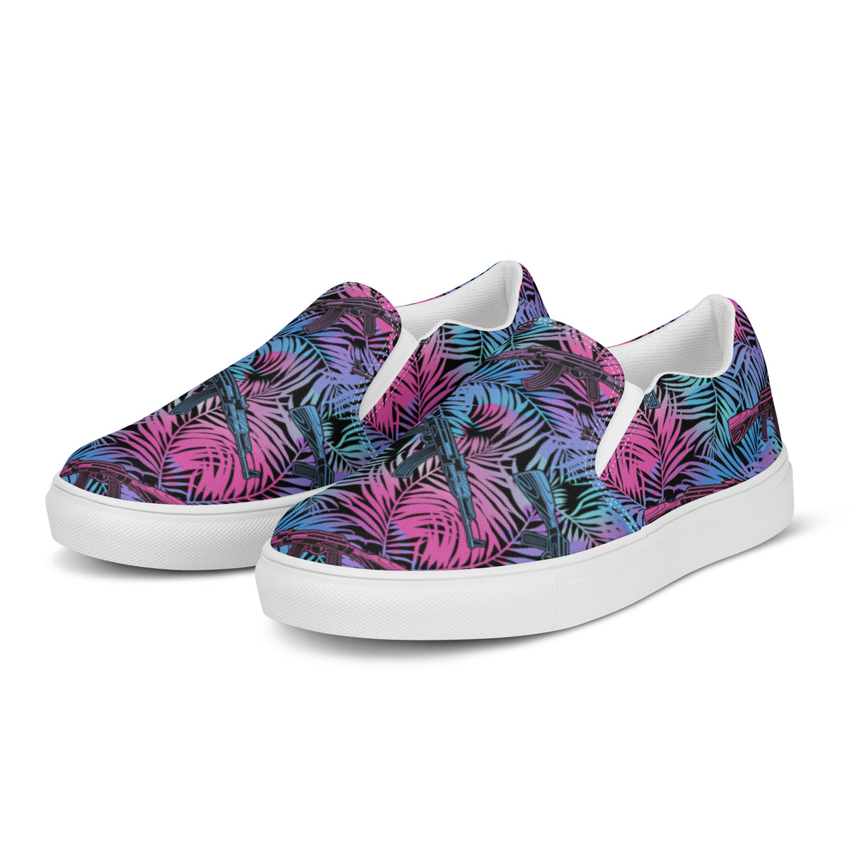 Rad Palm AK Madness Women's Slip On Canvas Shoes