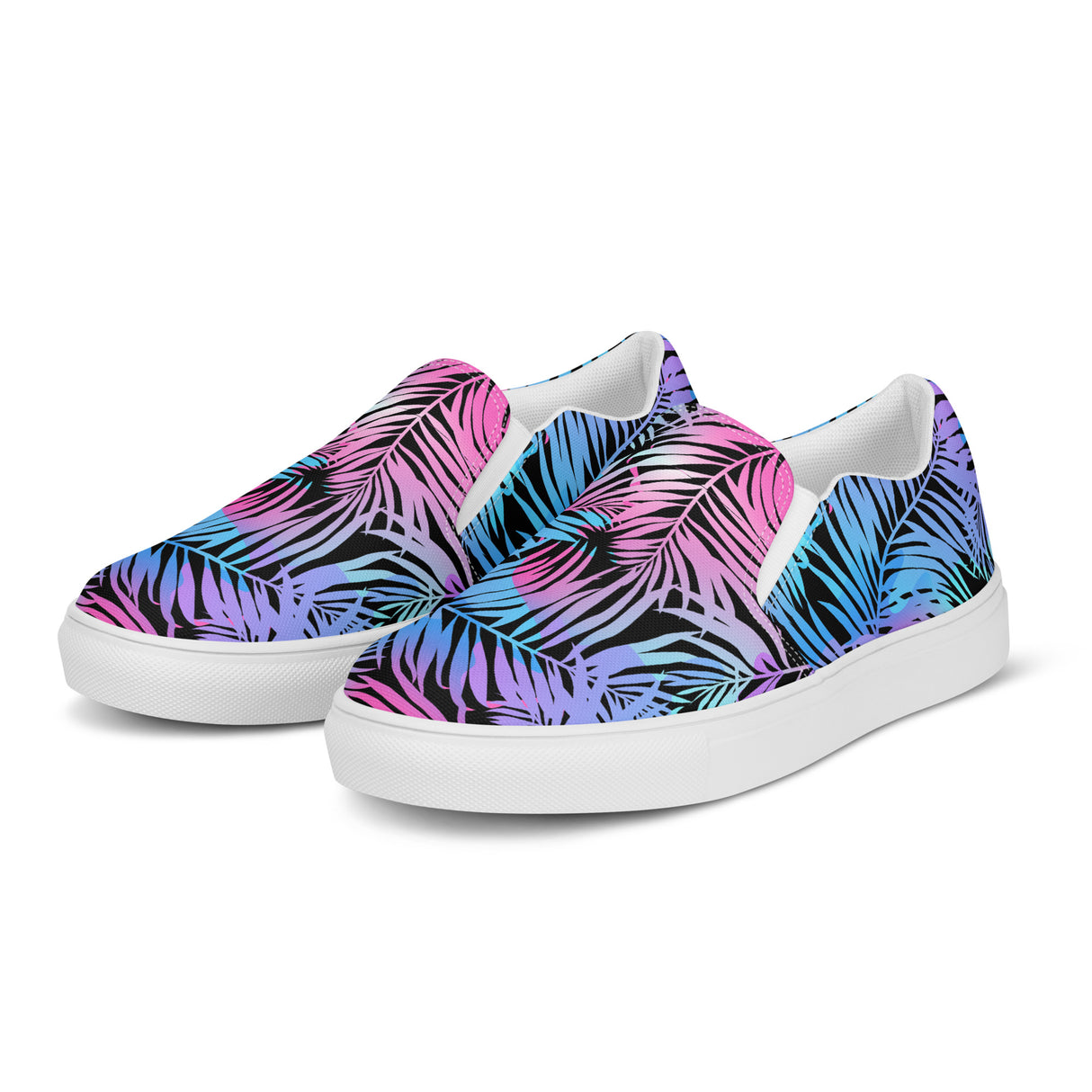 Rad Palm Jungle Madness Women’s Slip On Canvas Shoes