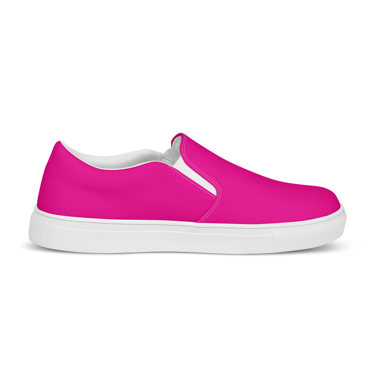 Rad Palm Pink Women’s Slip-On Canvas Shoes