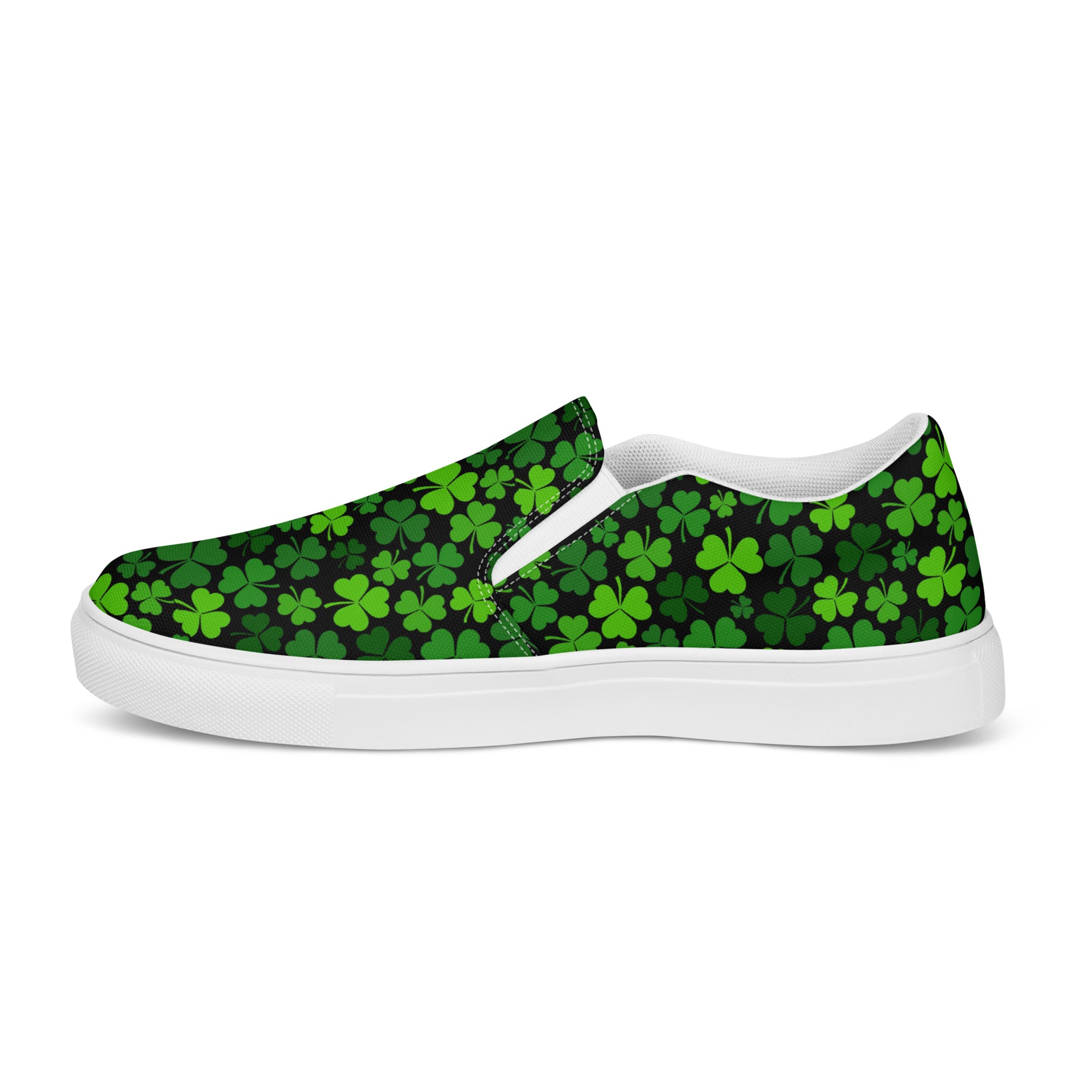 Rad Palm St. Patrick's Day Women’s Slip-On Canvas Shoes